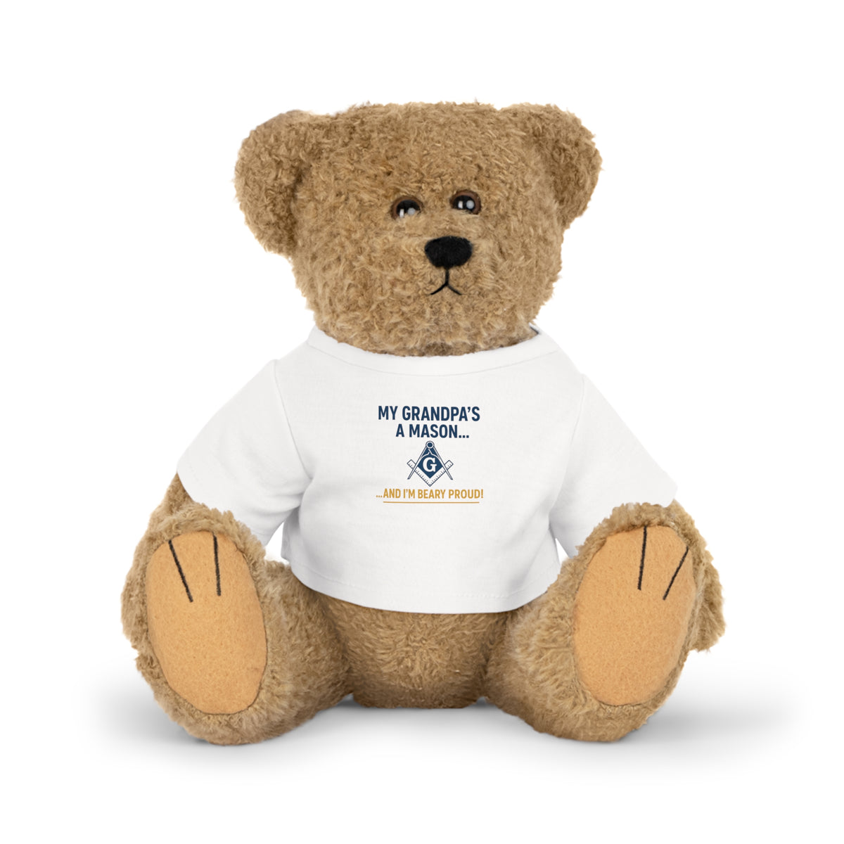Master Mason Blue Lodge Teddy Bear - Mason Grandpa 4 Plushies - Bricks Masons