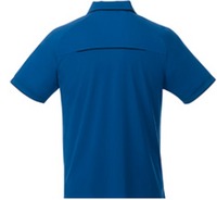 Master Mason Blue Lodge Polo Shirt - Blue With Black Emblem - Bricks Masons