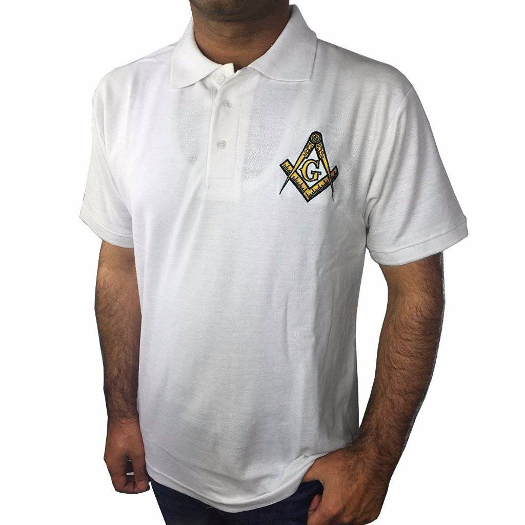 Master Mason Blue Lodge Polo Shirt - Various Colors - Bricks Masons