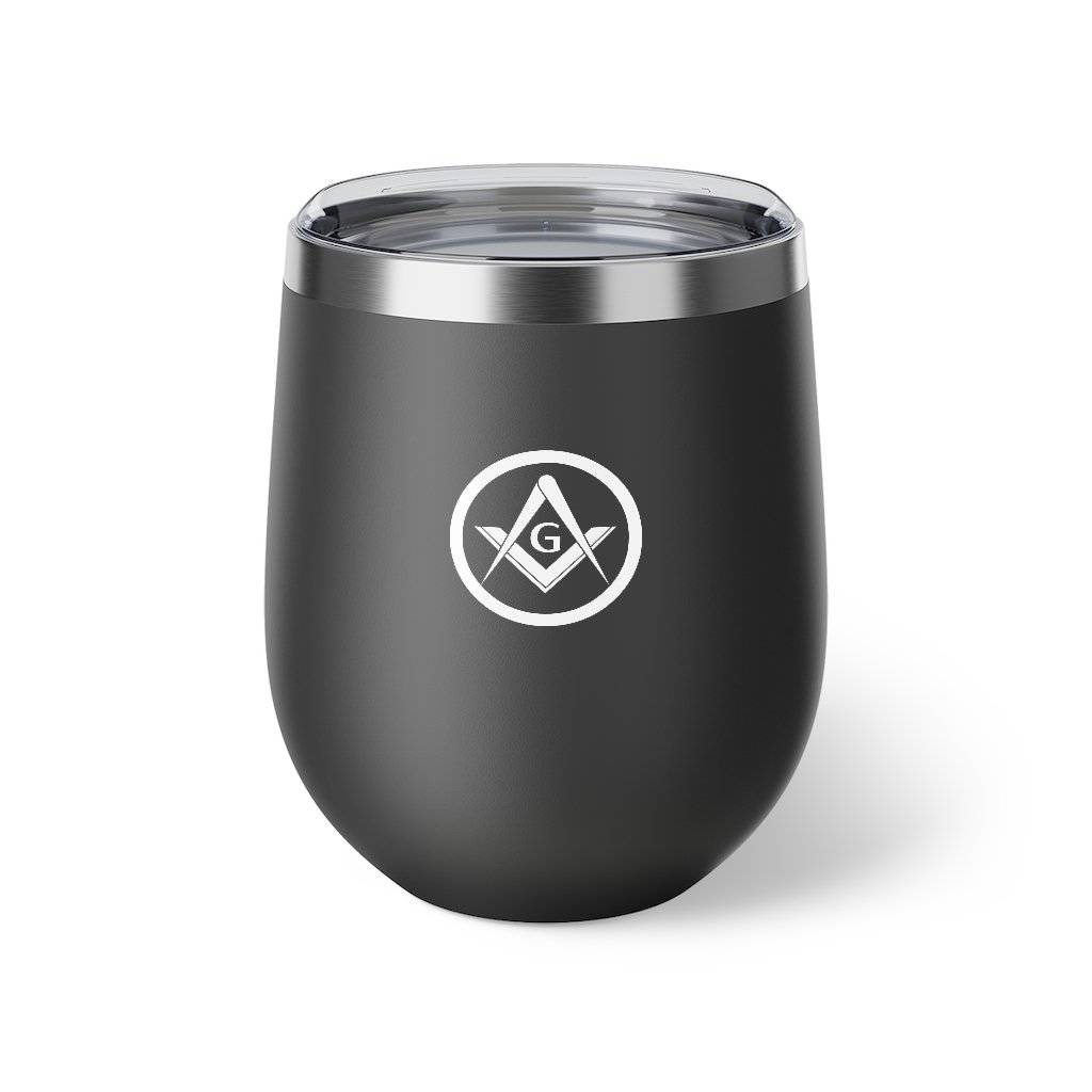 Master Mason Blue Lodge Vacuum Cup - Square & Compass G Various Colors - Bricks Masons