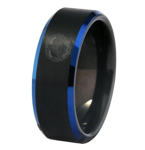Grand Master Blue Lodge Ring - Black Stone Color - Bricks Masons