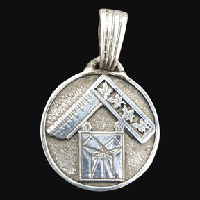 Masonic Pendant Pythagorean Theorem Silver 1.8 Cm 5 Gr Art 1001 - Bricks Masons