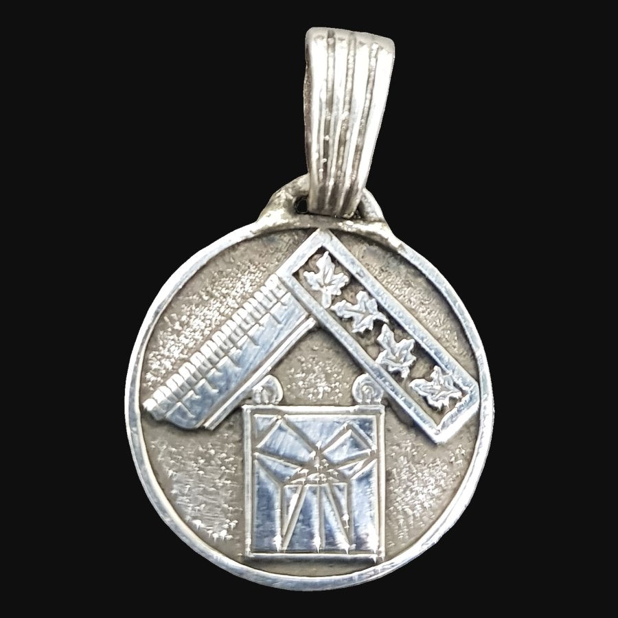 Masonic Pendant Pythagorean Theorem Silver 1.8 Cm 5 Gr Art 1001 - Bricks Masons