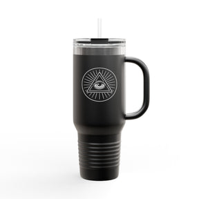 Eye of Providence Ringneck Tumbler - 40oz Stainless Steel & Insulated - Bricks Masons