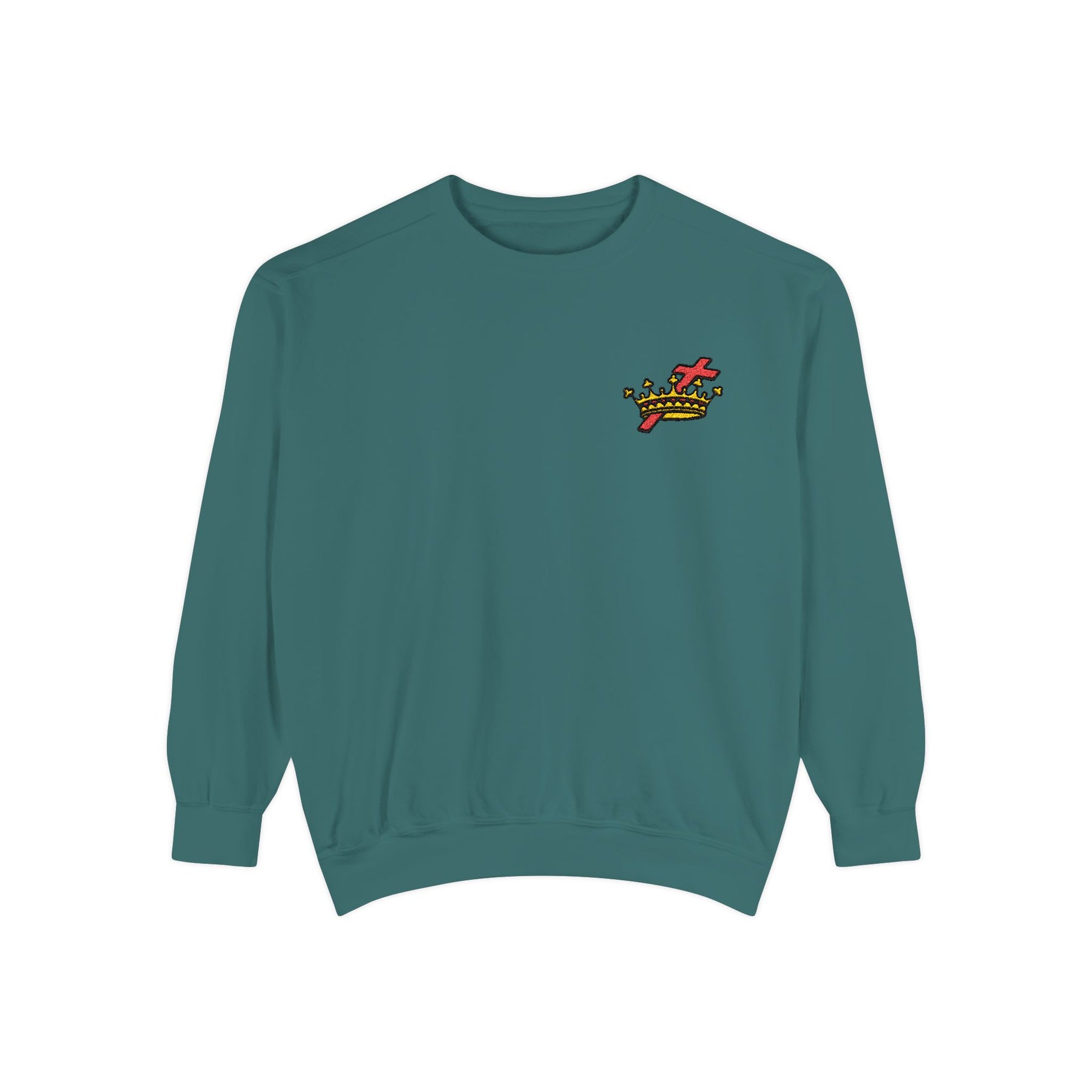 Lady Knights Cyrene Sweatshirt - Cross & Crown Front Embroidery - Bricks Masons