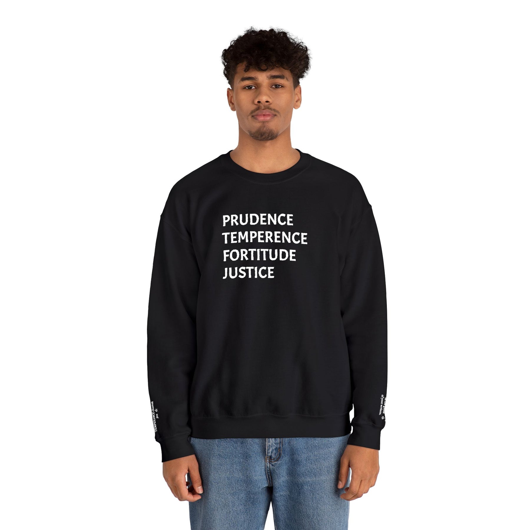 Sweatshirt - The Four Cardinal Virtues - Bricks Masons