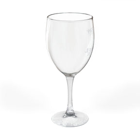 Master Mason Blue Lodge Wine Glass - Served On The Level Square & Compass G