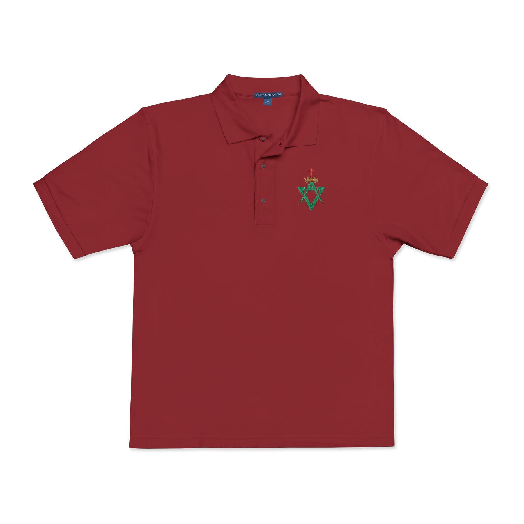Allied Masonic Degrees Polo Shirt - Embroidered AMD Emblem Various Colors - Bricks Masons