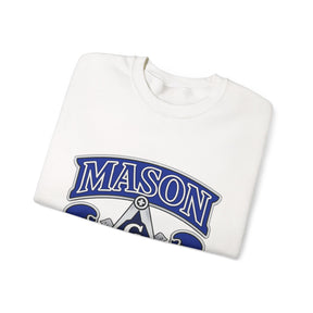 Master Mason Blue Lodge Sweatshirt - 2B1 ASK1 Square & Compass G - Bricks Masons