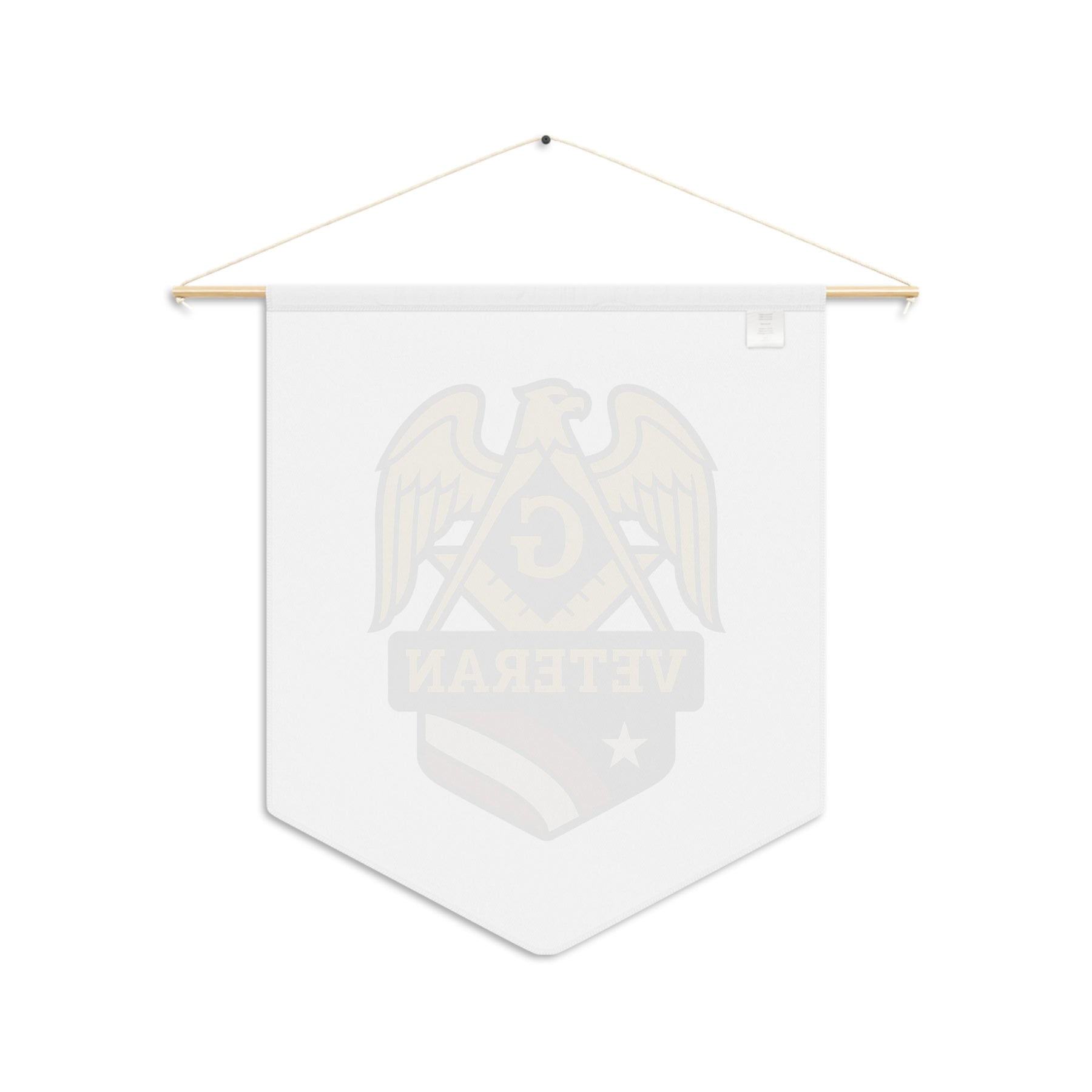 Master Mason Blue Lodge Pennant - Patriotic Veteran Symbol - Bricks Masons