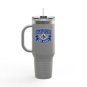 Master Mason Blue Lodge Ringneck Tumbler - 2B1 ASK1 with Square & Compass G