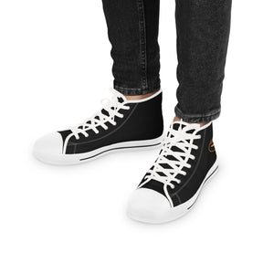 Widows Sons Sneaker - High Top Black & White Bikers Emblem - Bricks Masons