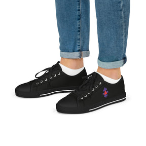 Knight Templar Priests Sneaker - Low Top Sneaker Black & White - Bricks Masons