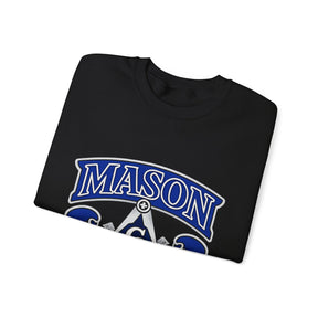 Master Mason Blue Lodge Sweatshirt - 2B1 ASK1 Square & Compass G - Bricks Masons