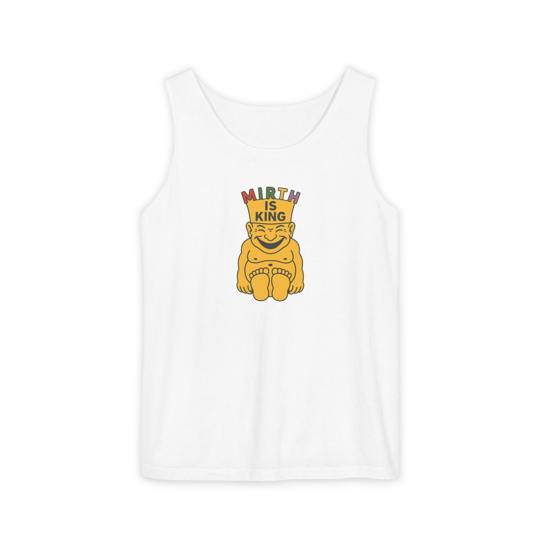 Royal Order of Jesters Tank Top - MIRTH Garment-Dyed 100% Cotton - Bricks Masons