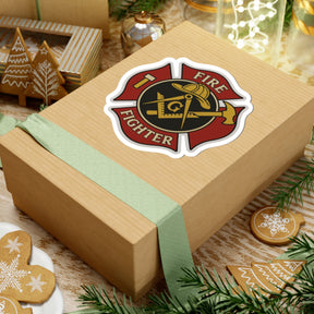 Master Mason Blue Lodge Sticker Decal - Kiss-Cut Colorful - Bricks Masons