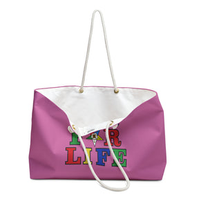 OES Travel Bag - Pink OES For Life Spun Polyester Weekender Bag - Bricks Masons
