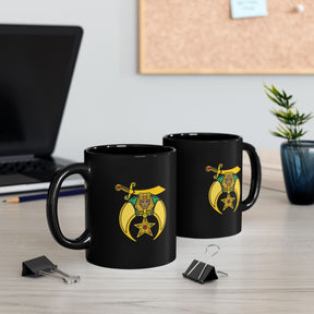 11oz Black Mug - Bricks Masons