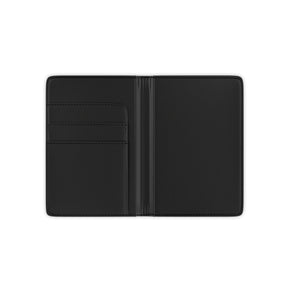 GROTTO Passport Cover - Black PU Leather - Bricks Masons