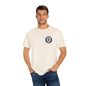 Master Mason Blue Lodge T-Shirt - Traveling Mason Garment-Dyed Tee - Bricks Masons