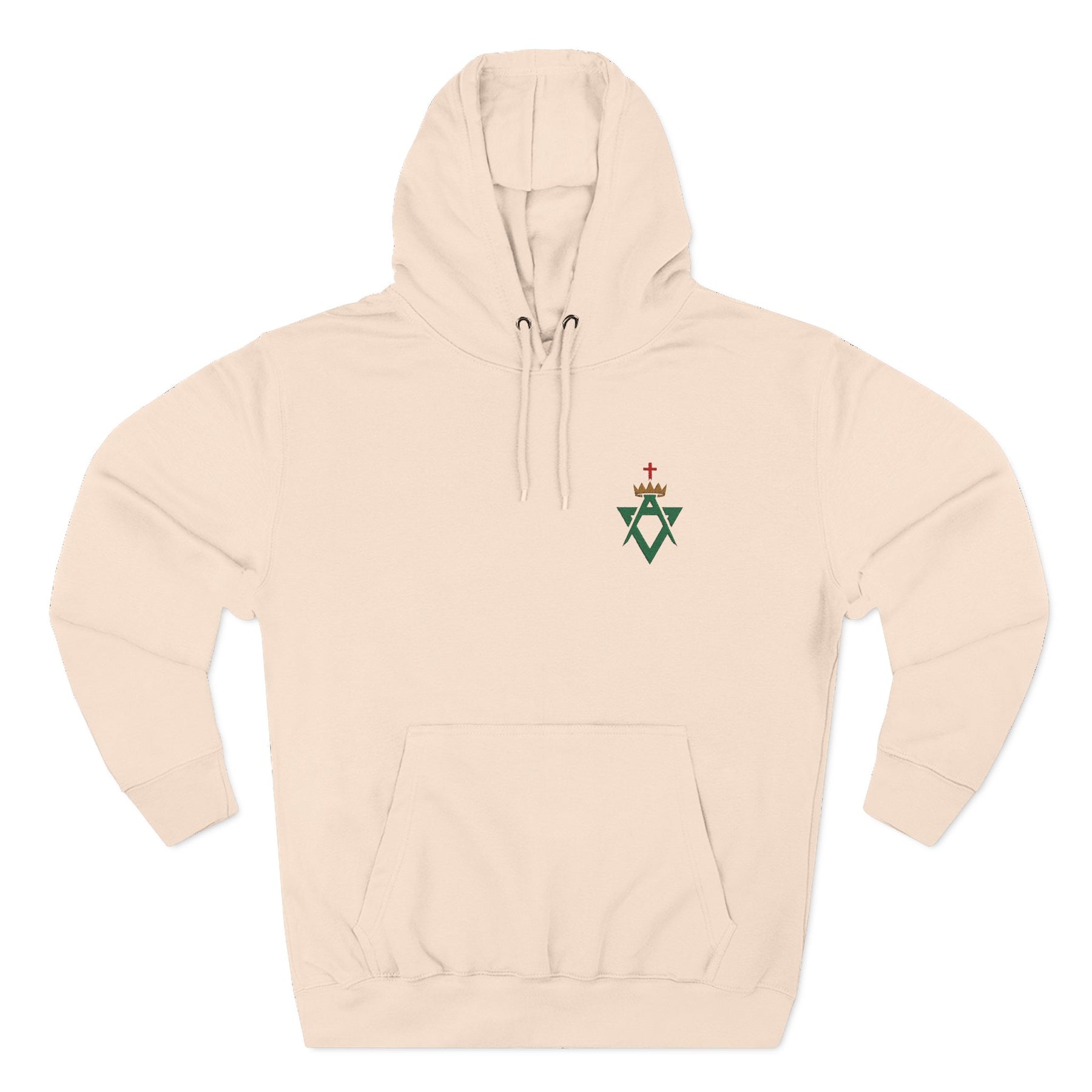Allied Masonic Degrees Hoodie - Embroidered AMD Emblem - Bricks Masons