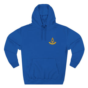 Past Master Blue Lodge Hoodie - Left Chest Embroidery - Bricks Masons