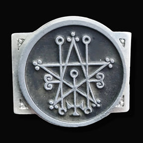 Demon Ring 29 DUKE ASTAROTH 72 Demons Lesser Key of Solomon Goetia In Silver 2.2 cm x 1.8 cm 18 Gr Art 1807 - Bricks Masons