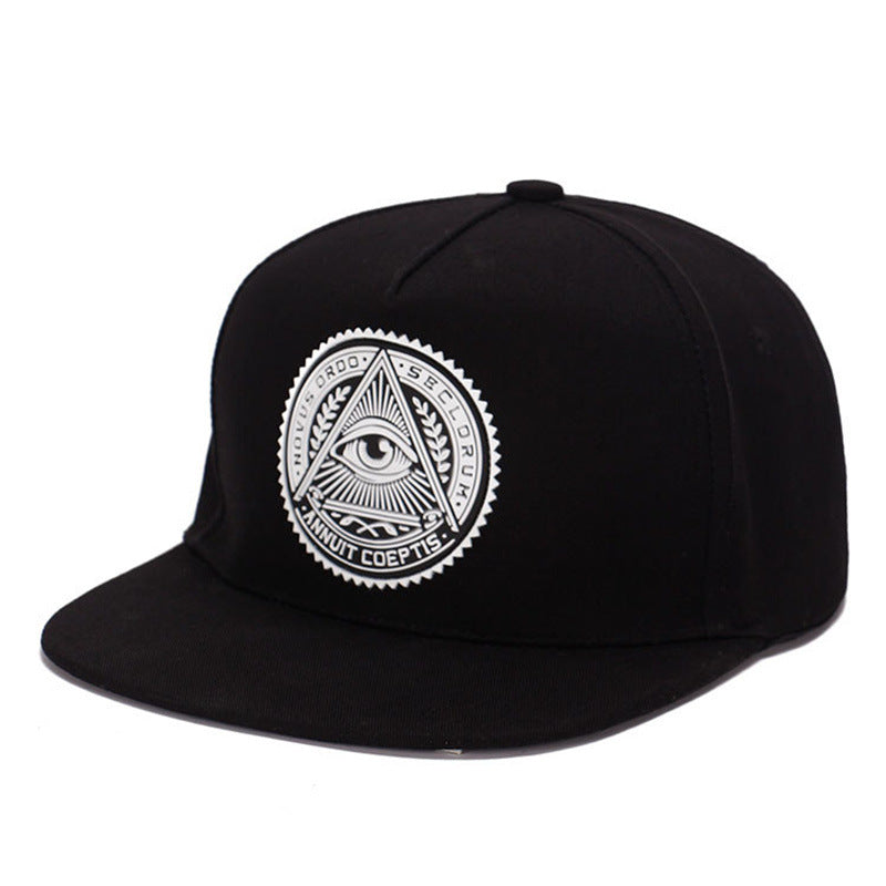 Eye Of Providence Baseball Cap - Black Annuit Coeptis - Bricks Masons
