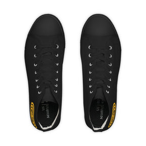 Royal Ark Mariner Sneaker - High Top Black & White Golden Emblem - Bricks Masons
