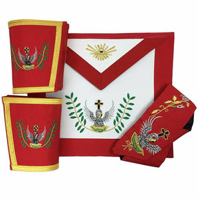 18th Degree Scottish Rite Regalia Set - Machine Embroidery - Bricks Masons