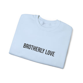 Master Mason Blue Lodge Sweatshirt - Brotherly Love Front & Sleeves Embroidery - Bricks Masons