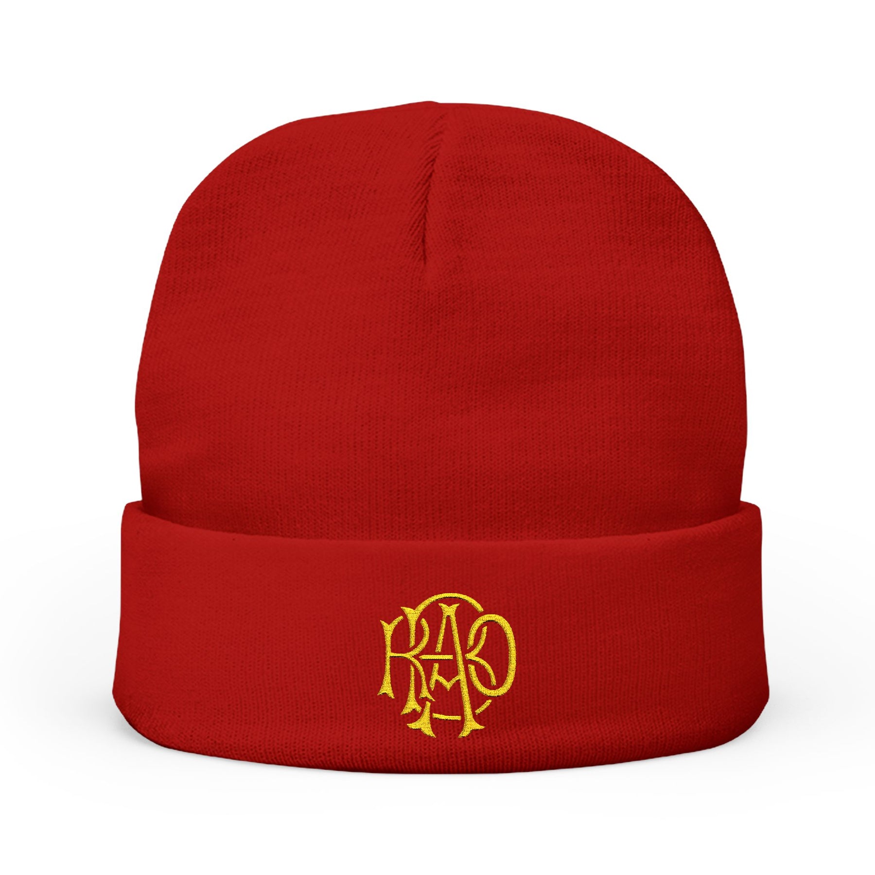 RAOB Beanie - Knit Embroidery Emblem - Bricks Masons