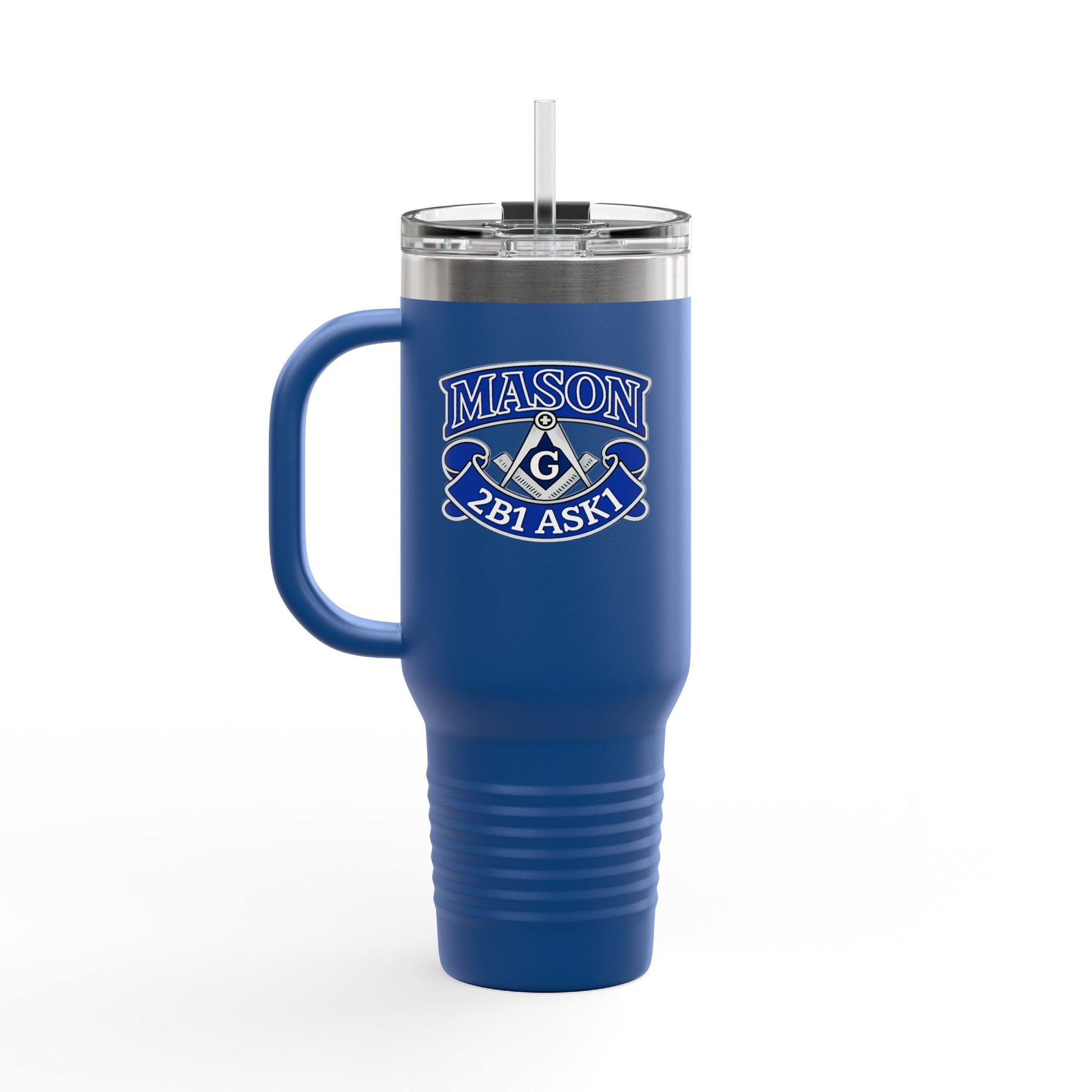 Master Mason Blue Lodge Ringneck Tumbler - 2B1 ASK1 with Square & Compass G