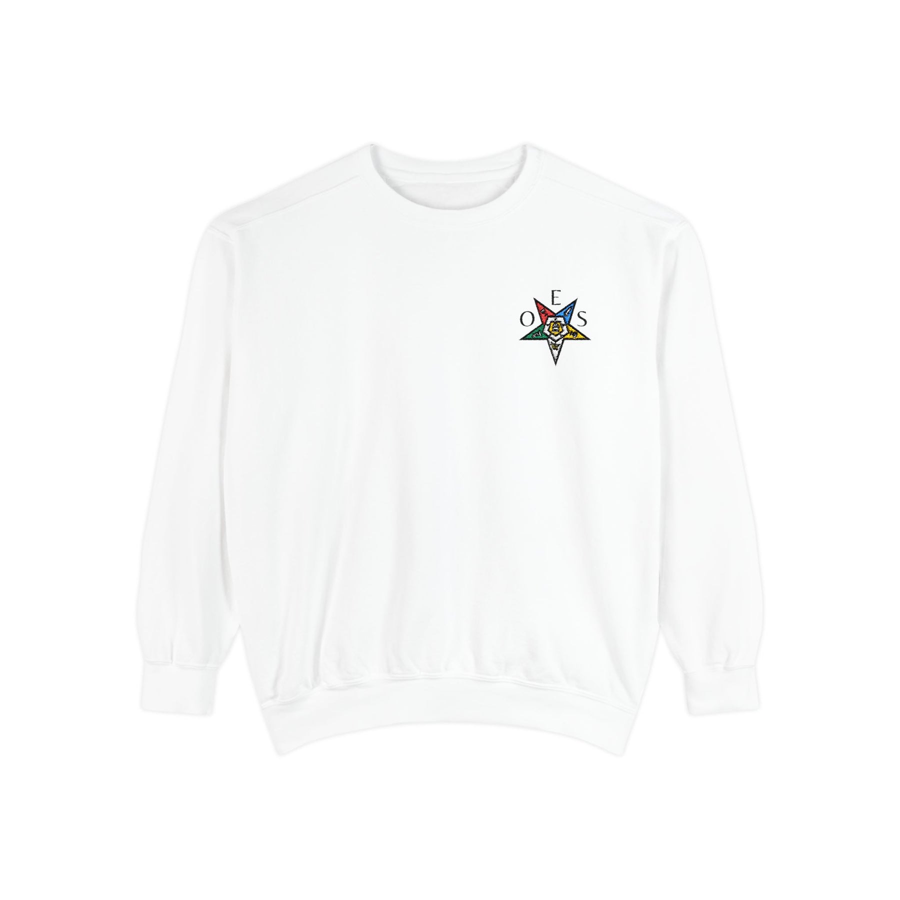 OES Sweatshirt - Star Emblem Embroidery - Bricks Masons