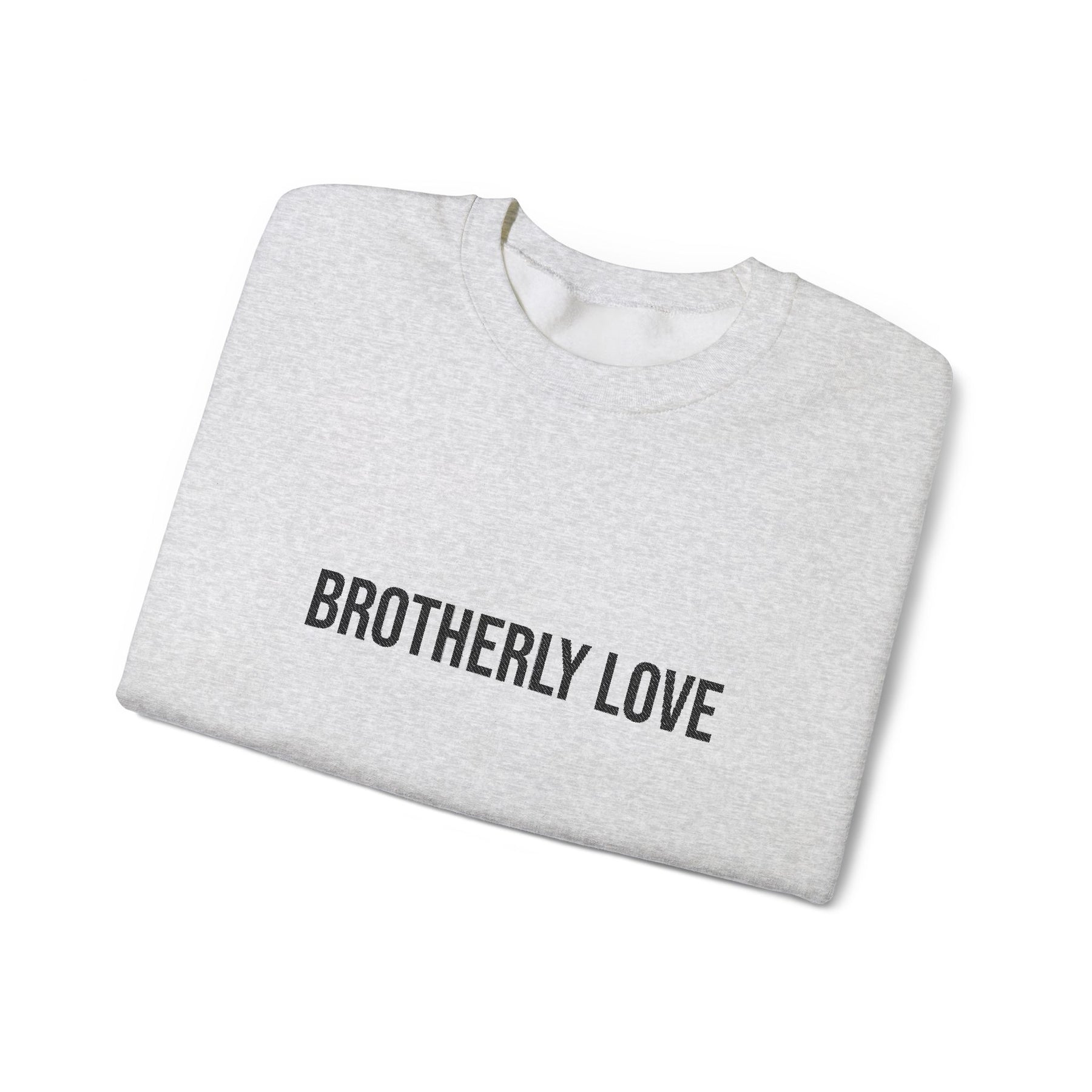 Master Mason Blue Lodge Sweatshirt - Brotherly Love Front & Sleeves Embroidery - Bricks Masons