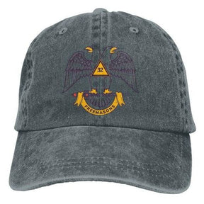 32nd Degree Scottish Rite Baseball Cap - Adjustable - Bricks Masons