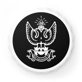 33rd Degree Scottish Rite Bottle Opener - Wings Up Black & White - Bricks Masons