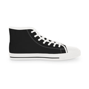 Royal Ark Mariner Sneaker - High Top Black & White Golden Emblem - Bricks Masons