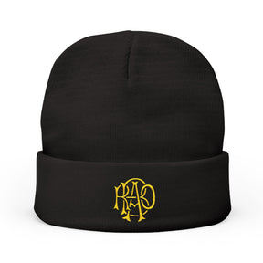 RAOB Beanie - Knit Embroidery Emblem - Bricks Masons