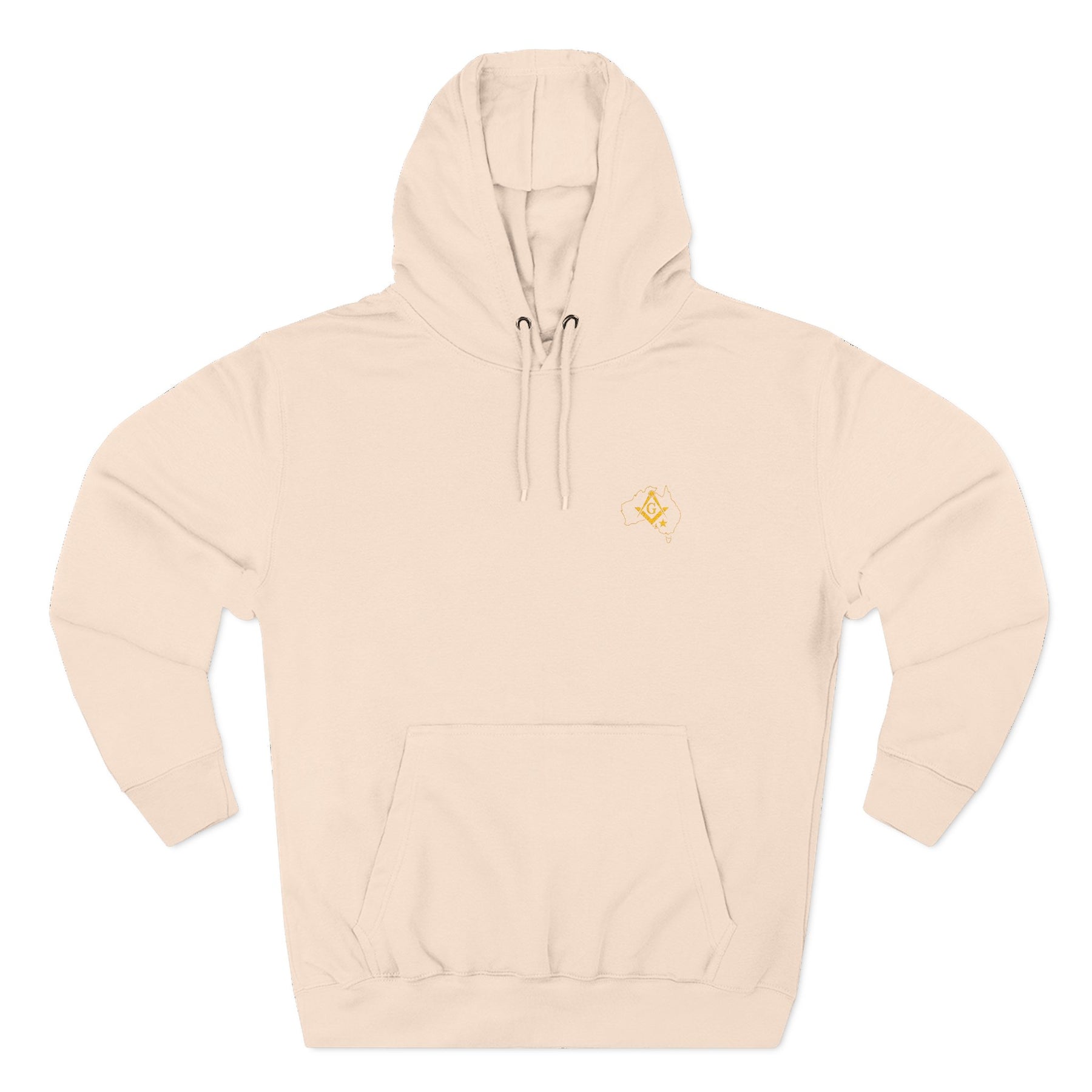 Master Mason Blue Lodge Australia Jurisdiction Hoodie - Embroidered Front Emblem - Bricks Masons