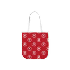 Heroines of Jericho Tote Bag - Red & White Polyester - Bricks Masons