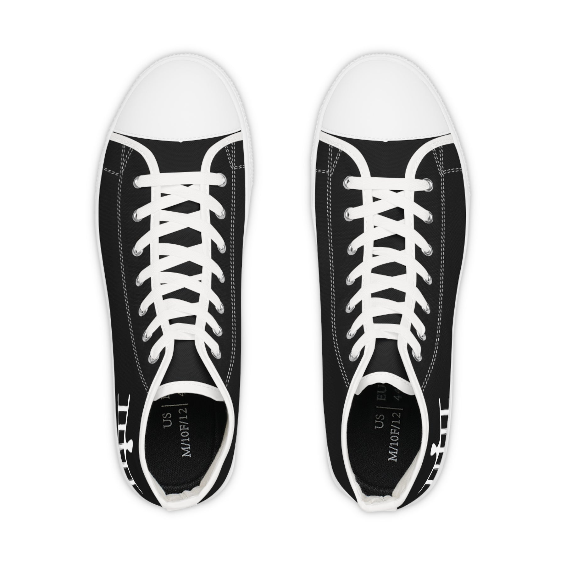 St. Lawrence the Martyr Sneaker - High Top Black & White - Bricks Masons
