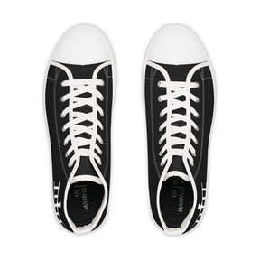 St. Lawrence the Martyr Sneaker - High Top Black & White - Bricks Masons