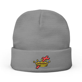 Lady Knights HoTC Beanie - Knit Embroidery Emblem - Bricks Masons