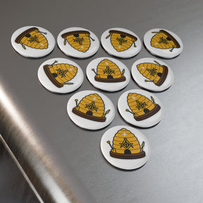 Master Mason Blue Lodge Magnet - Decorative Refrigerator - Bricks Masons