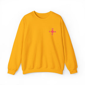 Red Cross of Constantine Sweatshirt - Left Chest Cross Embroidery - Bricks Masons