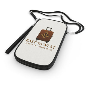 Master Mason Blue Lodge Passport Wallet - Always Traveling Light - Bricks Masons