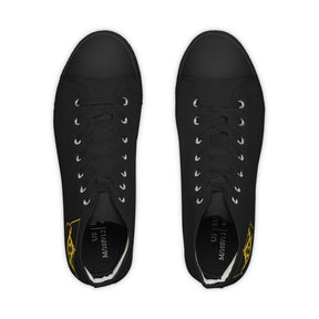 Master Mason Blue Lodge Sneaker - High Top Black & White Sole Georgia Map Mason - Bricks Masons