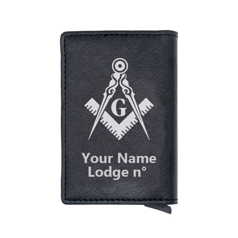 Master Mason Blue Lodge Wallet - Various Colors - Bricks Masons