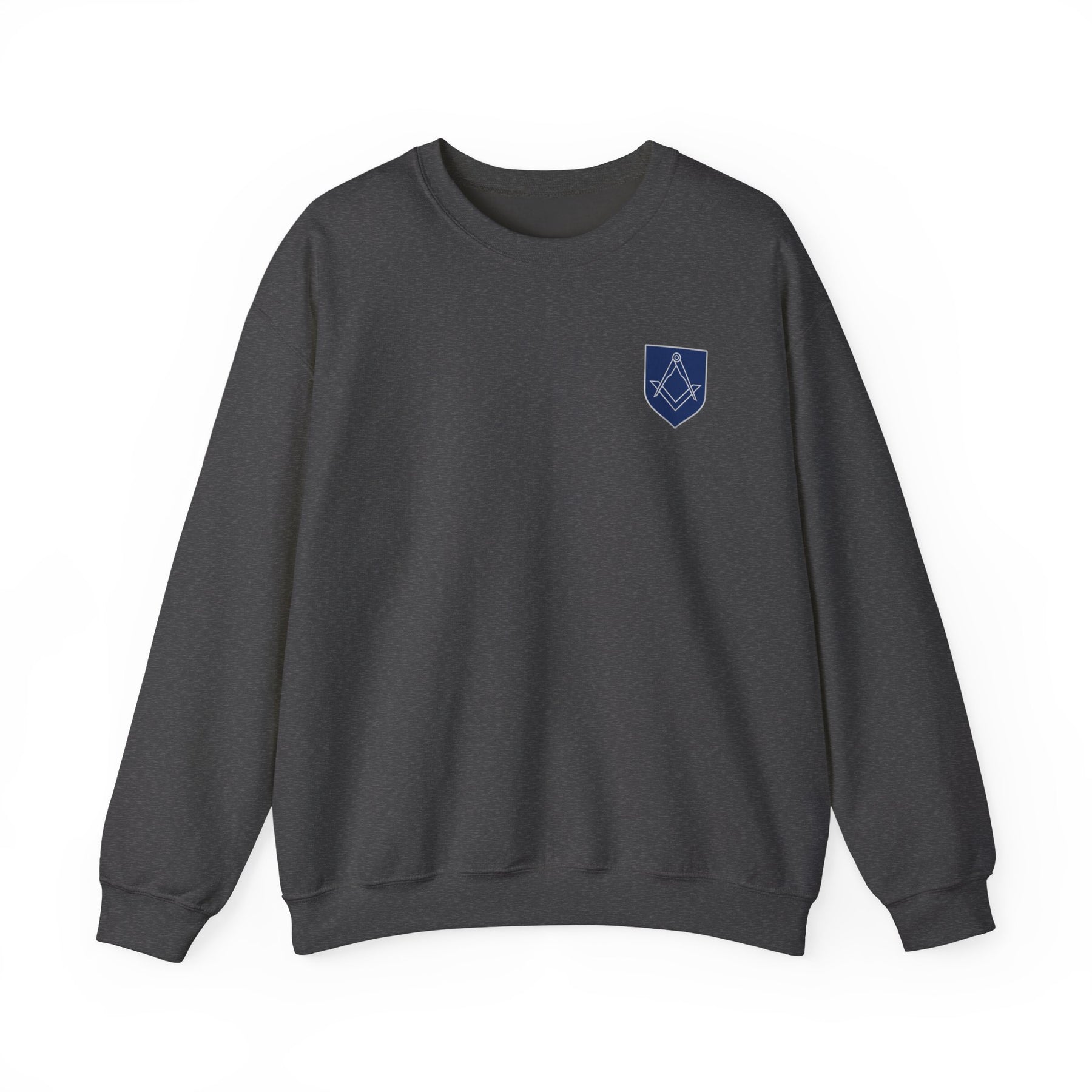 Master Mason Blue Lodge Sweatshirt - Silver Square & Compasses